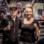 Sophie Alisch and Sunny Edwards on the opening day of her gym. Photo Credit: Sophie Alisch Instagram
