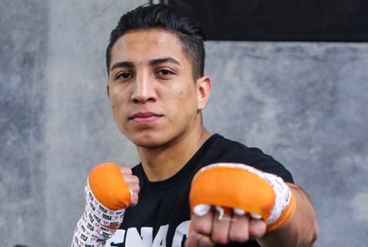 Mario Barrios, the first World champion from San Antonio since 1994. Photo Credit: PBC