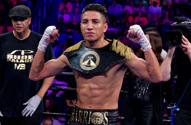 Mario Barrios celebrating a win. Photo Credit: San Antonio Express News