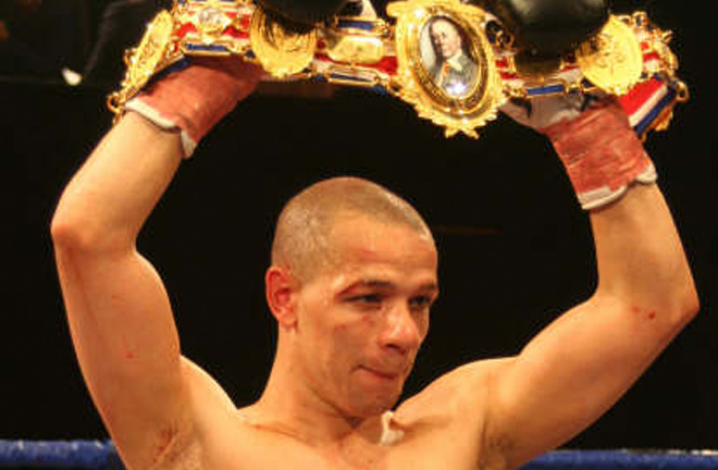 Carl Johanneson after defeating Michael Gomez to claim the British title. Photo Credit: SaddoBoxing