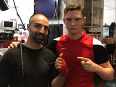 Josh Frankham with Paulie Malignaggi. Photo Credit: Josh Frankham Twitter