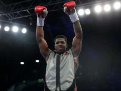 Unbeaten Frank Warren fighter David Adeleye scored a first round KO on his debut in December Credit: Tapology