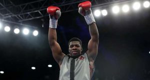 Unbeaten Frank Warren fighter David Adeleye scored a first round KO on his debut in December Credit: Tapology