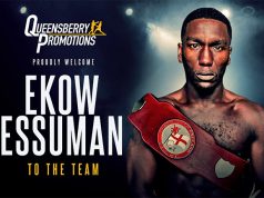 Ekow Essuman joins forces with Frank Warren. Photo Credit: Frank Warren