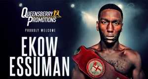 Ekow Essuman joins forces with Frank Warren. Photo Credit: Frank Warren