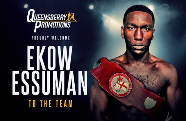 Ekow Essuman joins forces with Frank Warren. Photo Credit: Frank Warren