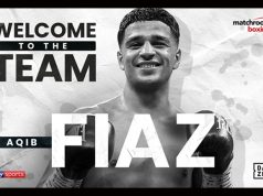 Unbeaten prospect Aqib Fiaz has signed with Eddie Hearn's Matchroom Boxing Credit: Matchroom Boxing