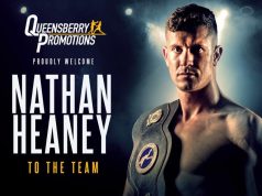 Popular Stoke Middleweight Nathan Heaney has signed with Frank Warren's Queensbury stable Credit: Frank Warren