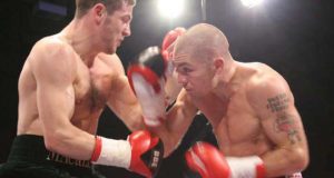 Jamie Moore and Matthew Macklin played out an enthralling battle in Manchester in 2006 Photo Credit: Jane Warburton / Saddo Boxing