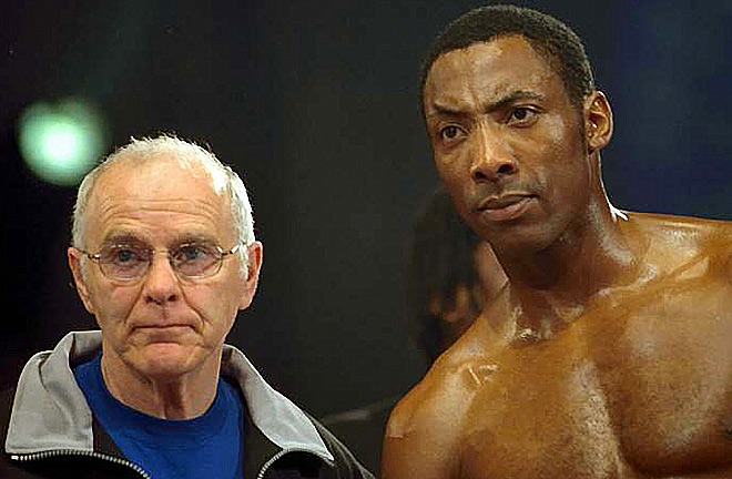 The man who created the champion, Brendan Ingle and Johnny Nelson. Photo Credit: Boxing News