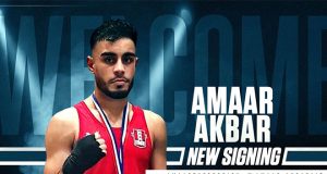 Amaar Akbar is delighted to have turned professional with Frank Warren.