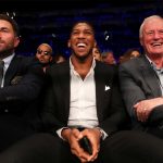 Eddie Hearn, Anthony Joshua and Barry Hearn are at the top of world boxing today. Photo Credit: Sky Sports