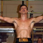 Nathan Heaney at the start of his now famous ring walk. Photo Credit: Saddo Boxing