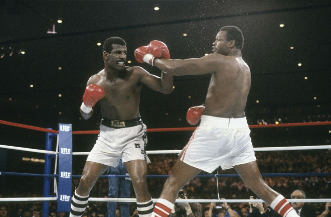 Larry Holmes defeated Ken Norton to claim his first World title. Photo Credit: The Fight City