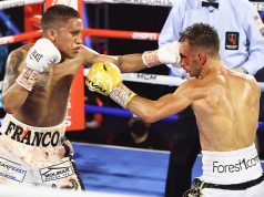 Joshua Franco dethroned Andrew Moloney in a close encounter. Photo Credit: Mikey Williams / Top Rank