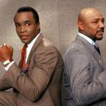 Hagler and ‘Sugar’ Ray Leonard promoting their bout. Photo Credit: USA Today