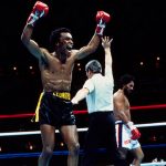 Leonard defeated Duran in the famous ‘No Mas’ bout in their rematch. Photo Credit: Fight Game Media.