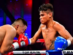 Emanuel Navarrete cruised to a sixth round stoppage over Uriel Lopez in Mexico Photo Credit: Zanfer Promotions