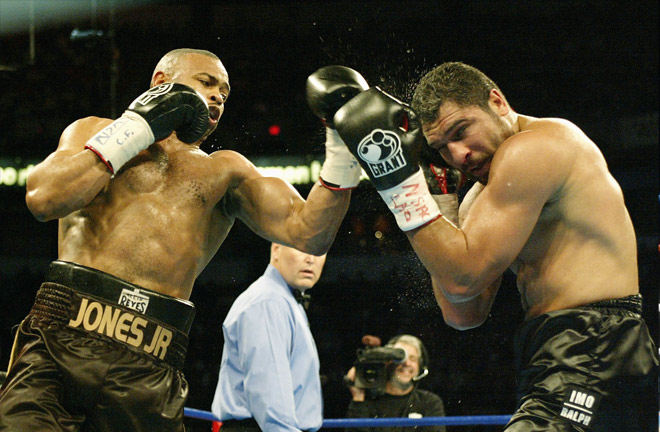 Jones beat John Ruiz in 2003 to become WBA Heavyweight World champion Photo Credit: Bleacher Report