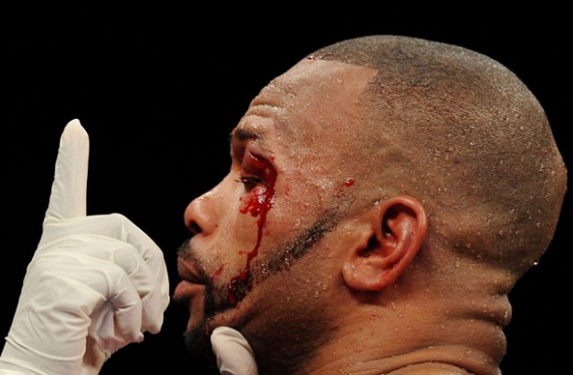 Roy Jones Jr, a shadow of his former self. Photo Credit: Sky Sports.