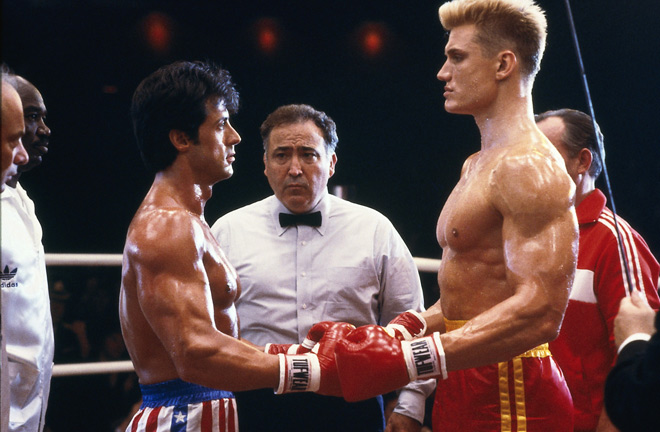 Rocky IV had a young Ricky Burns glued to the television. Photo Credit: Flavorwire