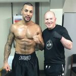 Damien and his trainer ‘Magic’ Matt Hatton, brother of Ricky. Photo Credit: WBN