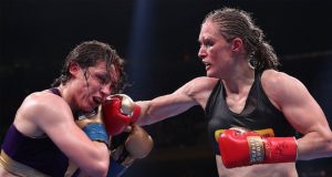 Taylor beat Delfine Persoon in June 2019 to become Undisputed Lightweight champion Photo Credit: Boxing Scene