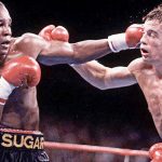 Ray took on Donny Lalonde in the first ever WBC Super-Middleweight World title bout. Photo Credit: Boxing News