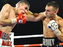 Jason Moloney forced a stoppage victory in Las Vegas as he mounts another World title tilt Photo Credit: Mikey Williams/Top Rank