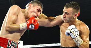 Jason Moloney forced a stoppage victory in Las Vegas as he mounts another World title tilt Photo Credit: Mikey Williams/Top Rank