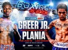 Josh Greer Jr will take on Mike Plania. Credit: Top Rank