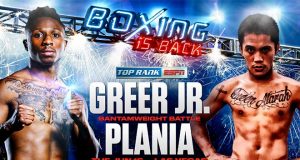 Josh Greer Jr will take on Mike Plania. Credit: Top Rank