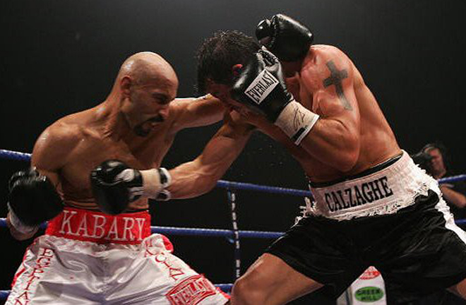 Calzaghe completed a WBO World title defence against Kabary Salem in Edinburgh in 2004 Photo Credit: 234fight.com