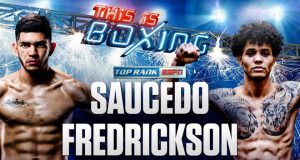 Alex Saucedo vs Sonny Fredrickson. Credit: Top Rank