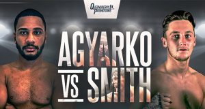 Caoimhin Agyarko will take on Jez Smith live from the BT Studio on Friday night in the third of Frank Warren's post-lockdown summer series. Photo Credit: Frank Warren