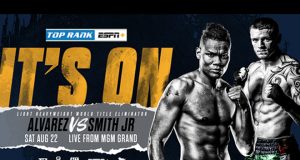 Eleider Alvarez will face Joe Smith Jr in a WBO Light-Heavyweight title eliminator on August 22nd Photo Credit: Top Rank