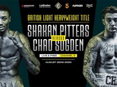 Shakan Pitters vs Chad Sugden for the Light-Heavyweight title has been rearranged for channel 5 viewers.