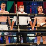 Mark Chamberlain needed just a round to see off Stu Greener Photo Credit: Queensberry Promotions