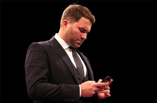 Eddie Hearn revealed he wanted Kongo vs Clay via Instagram live. Photo Credit: The Sun