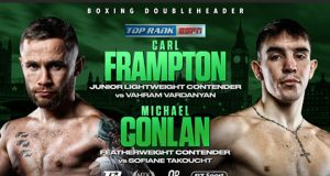 Carl Frampton and Michael Conlan return to the ring on August 15 Photo Credit: Top Rank