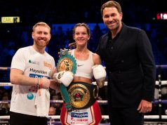 Tasha Jonas will clash with the WBC Super Featherweight champion Terri Harper this Friday Photo Credit: Mark Robinson/Matchroom Boxing