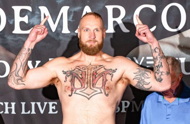 Robert 'The Nordic Nightmare' Helenius. Photo Credit: Boxing Scene