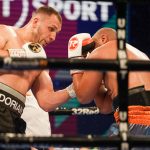 Dorion Krasmaru extended his unbeaten record with a points victory over the durable Phil Williams Photo Credit: Queensberry Promotions