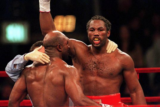 Lennox Lewis, an enigma. Photo Credit: Boxing News