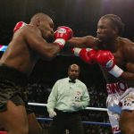 Lennox Lewis cemented his legacy by stopping Mike Tyson in Memphis in 2002 Photo Credit: givemesport.com