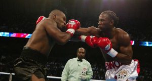 Lennox Lewis cemented his legacy by stopping Mike Tyson in Memphis in 2002 Photo Credit: givemesport.com