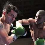 The WBO Global champion in action. Photo Credit: Siesta Boxing