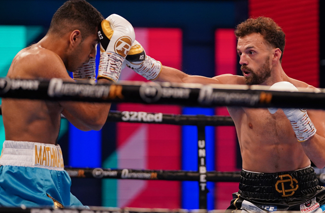 Chris Bourke claimed the vacant Southern Area Super-Bantamweight title with a points win over Ramez Mahmood Photo Credit: Round 'N' Bout Media/Queensberry Promotions