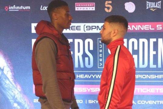Pitters faces Chad Sugden for the vacant British Light-Heavyweight title on August 22nd Photo Credit: Hennessy Sports