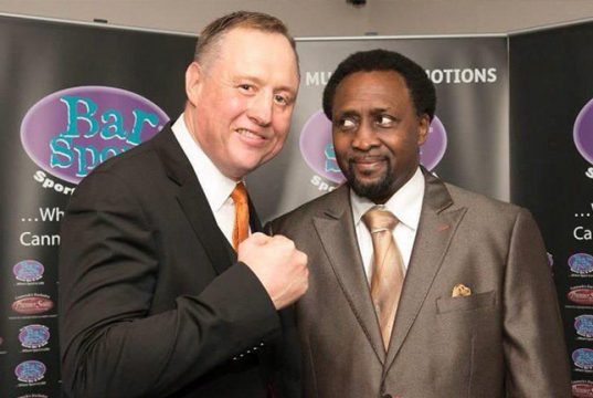 Scott Murray and 'The Hitman' Thomas Hearns. Photo Credit: Scott Murray